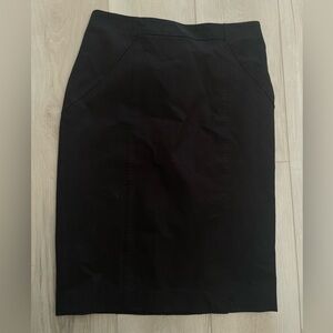Banana Republic Elegant Black Pencil Skirt